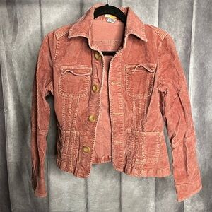 Tulle Women's Corduroy Jacket in Rust